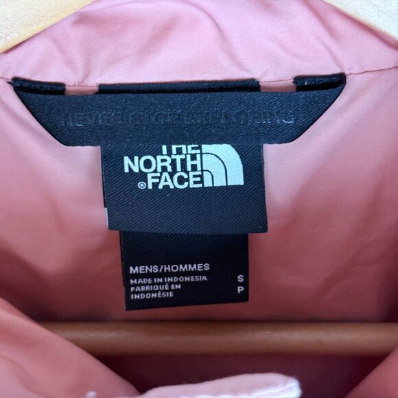 The North Face‎ Men’s Pink Hooded Dryvent Ski Rain Jacket Small Cafe Creme RTO - Picture 3 of 6